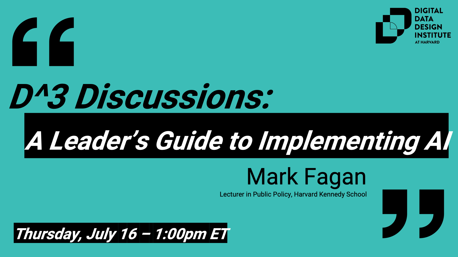 A Leader's Guide to Implementing AI